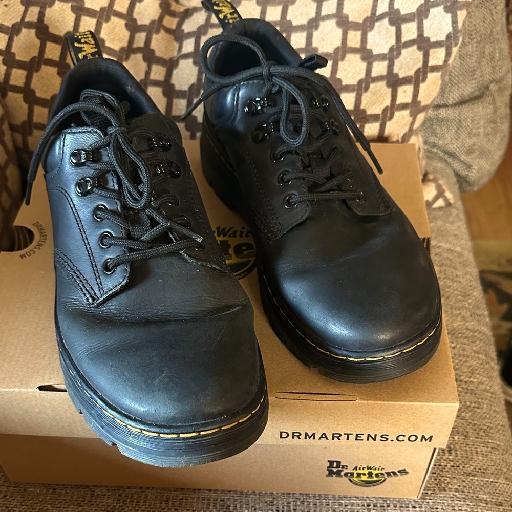 Dr. Martens leather Reeder utility shoe.